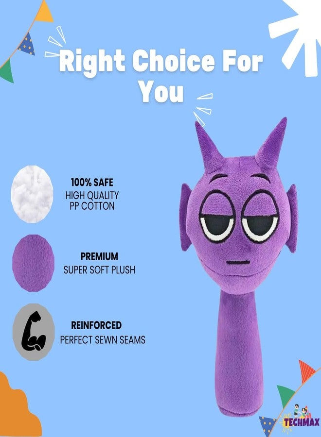 TechMax Solution Purple Sprunki Plush Toys - Image 3